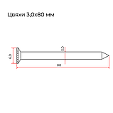 Цвяхи будівельні 80х3 мм, фото 3