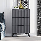 Тумба приліжкова "Саванна ЛОФТ" К-35, Антрацит / Графіт (50/83/40), МДФ