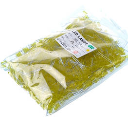 LED світлодіод 3мм 2-2.3В 20мА, 1000шт, жовтий - оригінал