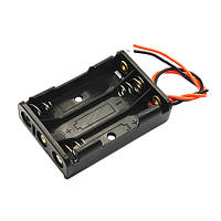 Популярний! Відсік для 3 батарей AAA, 4.5В бокс кейс з дротами, Arduino - Краща якість тільки на Nukleon.com.ua