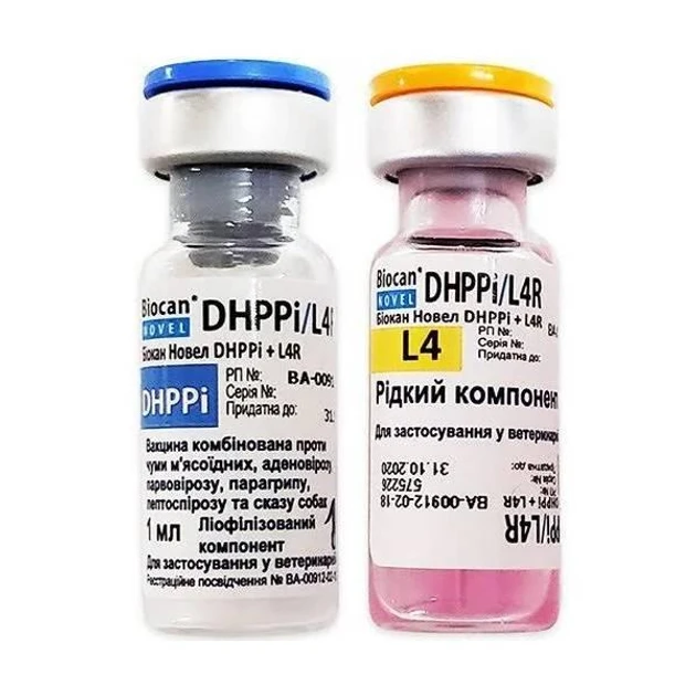 Вакцина Біокан Новел DHPPi+ L4R, фото 1
