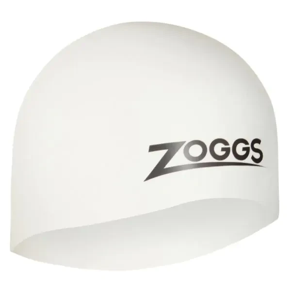 Шапочка для плавання Zoggs Easy-fit Silicone Cap V2 (білий)