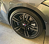 Ковпачки (заглушки) в литі диски BMW M-style 68 мм Чорна основа, хром, фото 7