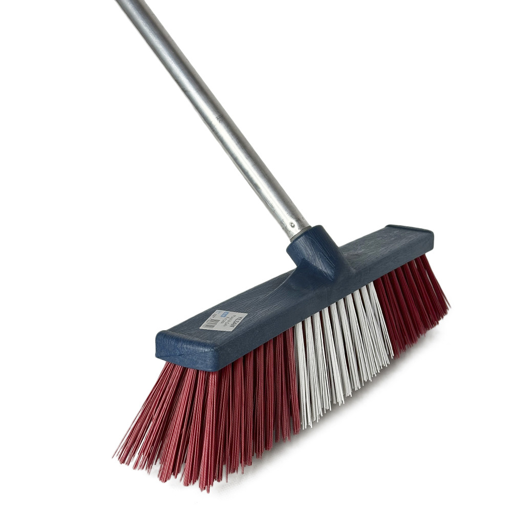 Щітка вулична з жорстким ворсом 40 см з алюмінієвою ручкою 130 см, фото 1