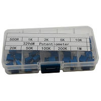 Популярний! Потенціометри 3296W 50шт 500Ом - 1МОм набір - Краща якість тільки на Nukleon.com.ua