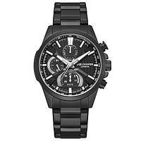 Чоловічий наручний кварцовий годинник Lee Cooper Brighton (Чорний)