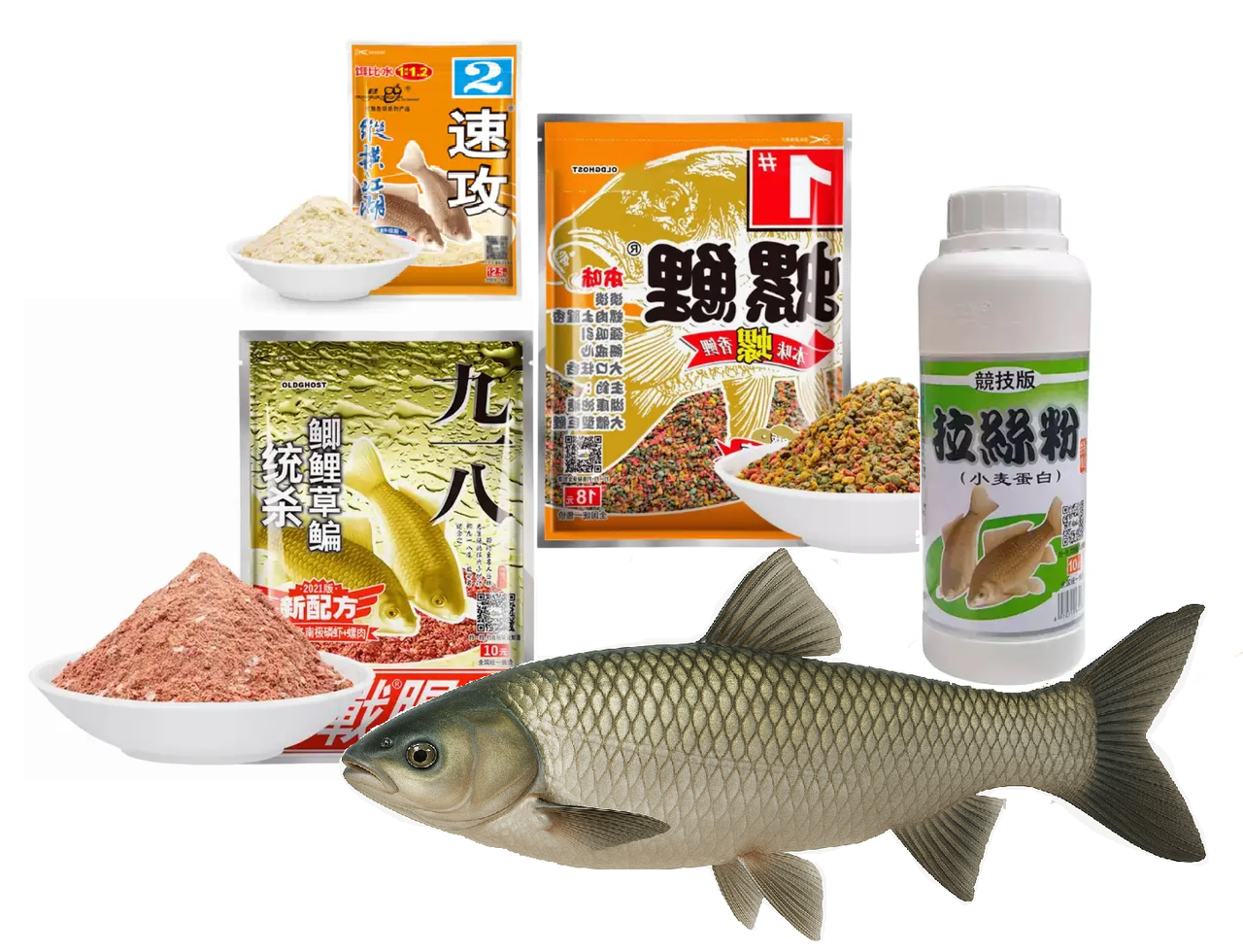 Сет тіста Старий Привид Універсальна "Сила води" Насадка прикормка Херабуна 1130 г