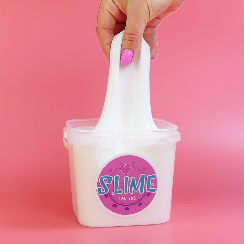 Білий Слайм Slime for you 1000 мл Біла База для Слайма 1 літр (01391)