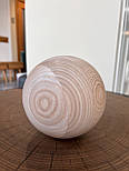 Декоративна куля з дерева, фото 3