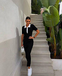 Жіноча сукня; Колір: чорний; Розміри: 42-44; 46-48; 50-52 ;