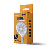 Лійка для ручного душу Lidz Niagara 32 120 мм округла LDNIA32CRM47554 Chrome, фото 4