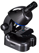 Мікроскоп дитячий Bresser Junior CM-04 100x-900x чорний з набором для дослідів і адаптером для смартфона