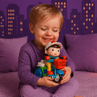 Іграшка хлопчик на велосипеді - музична, світлова, їде, батарейки 3115-1, фото 8