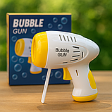 Кулемет автомат для мильних бульбашокToy bubble gun Машинка для бульбашок Пістолет із бульбашками Бузкатор, фото 3