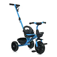 Дитячий триколісний велосипед MT 1041-2 з ручкою для батьків, EVA колесами та корзинами