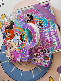 Подарунковий набір Альбом Будинок Toca Boca у сумці