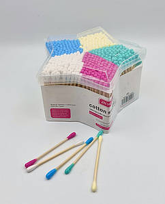 Вушні ватні палички Зірка MIX, 500шт