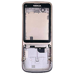Корпус Nokia C3-01 сріблястий