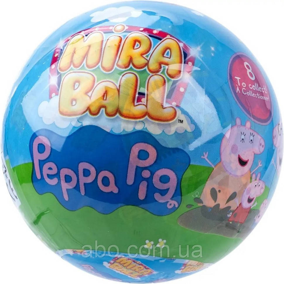 Дитяча м'яка іграшка-сюрприз Peppa Pig M14159 в асортименті, фото 1
