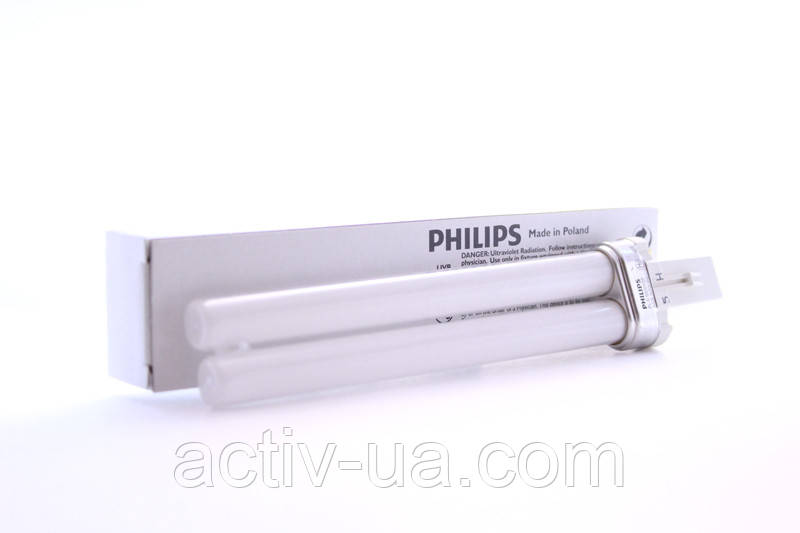 Лампа PHILIPS PL-S 9W-01-2P до приладів Dermalight 80 UVB-311nm, psoroVIT UVB-311nm, фото 1