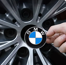 Комплект ковпачків (заглушок) в литі диски BMW (БМВ) 68 мм Класик (36 13 6 783 536) - комплект 4 штуки, фото 5