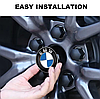 Комплект ковпачків (заглушок) в литі диски BMW (БМВ) 68 мм Класик (36 13 6 783 536) - комплект 4 штуки, фото 8