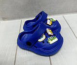Дитячі сабо крокси crocs BBT 19-23  сині, фото 2