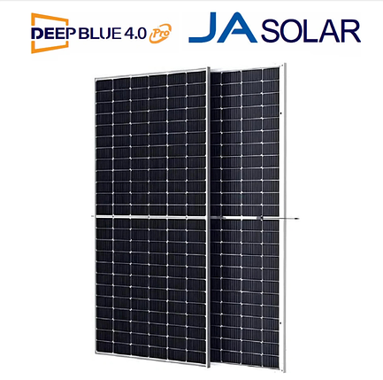 Монокристалічна сонячна панель JA SOLAR JAM60D42-520/LB, 520Вт, Bifacial ,N-type (двостороння), фото 1