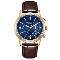 Чоловічий наручний кварцовий годинник Lee Cooper Coffee