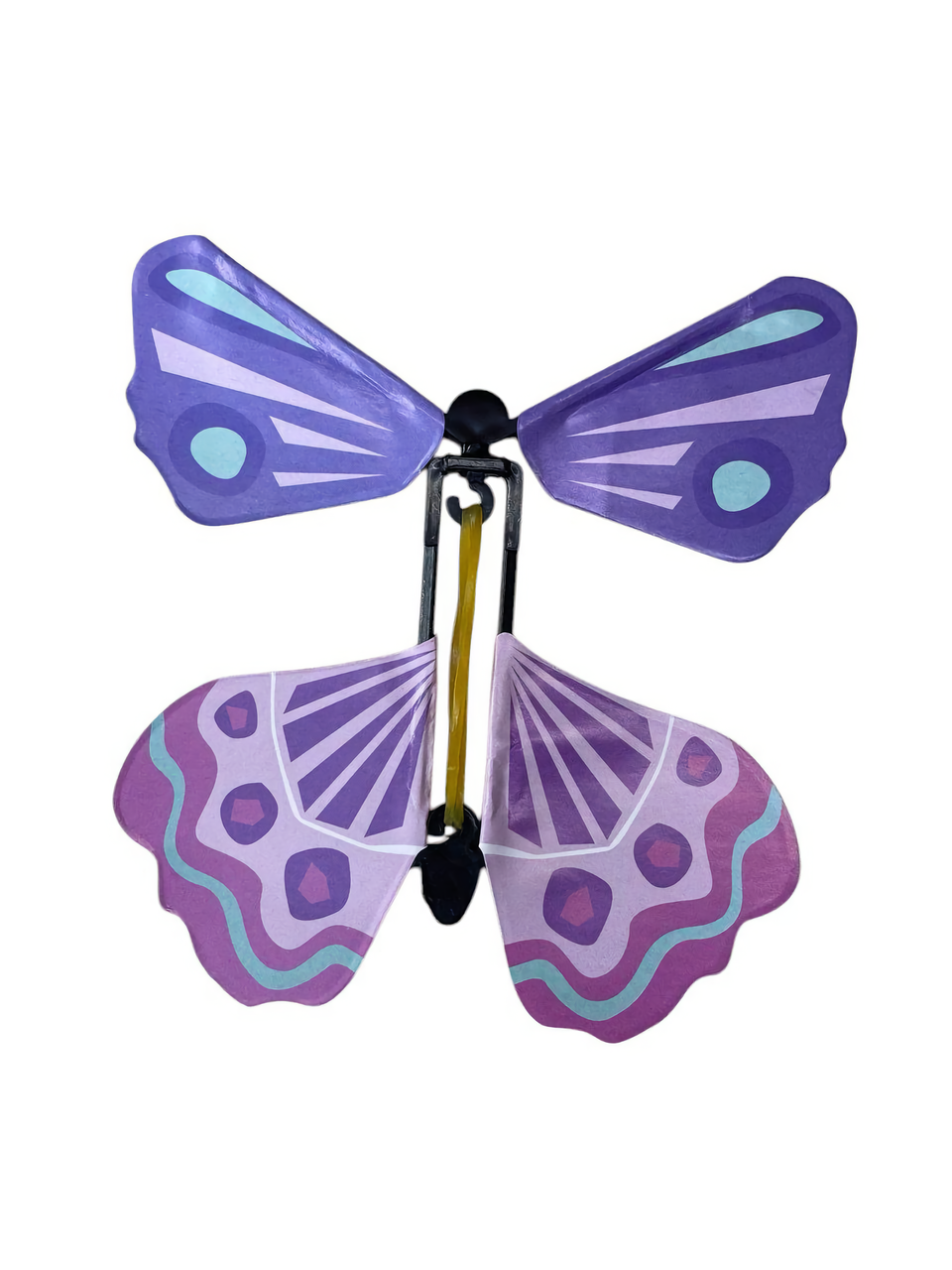 Літаючий метелик-сюрприз 12×11 см лавандова