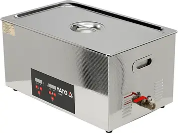 Ультразвукова ванна для очищення деталей 480 Вт 22л YATO YT-55801