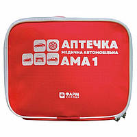 Аптечка автомобільна АМА-1 згідно ДСТУ 3961-2000 (сумка)