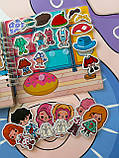 Альбом на липучках Toca Boca Рожевий салон краси, фото 9