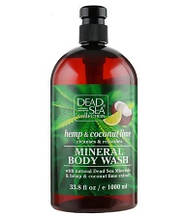 Гель для душу з екстрактами коноплі, кокоса та лайму Dead Sea Collection 1000 мл
