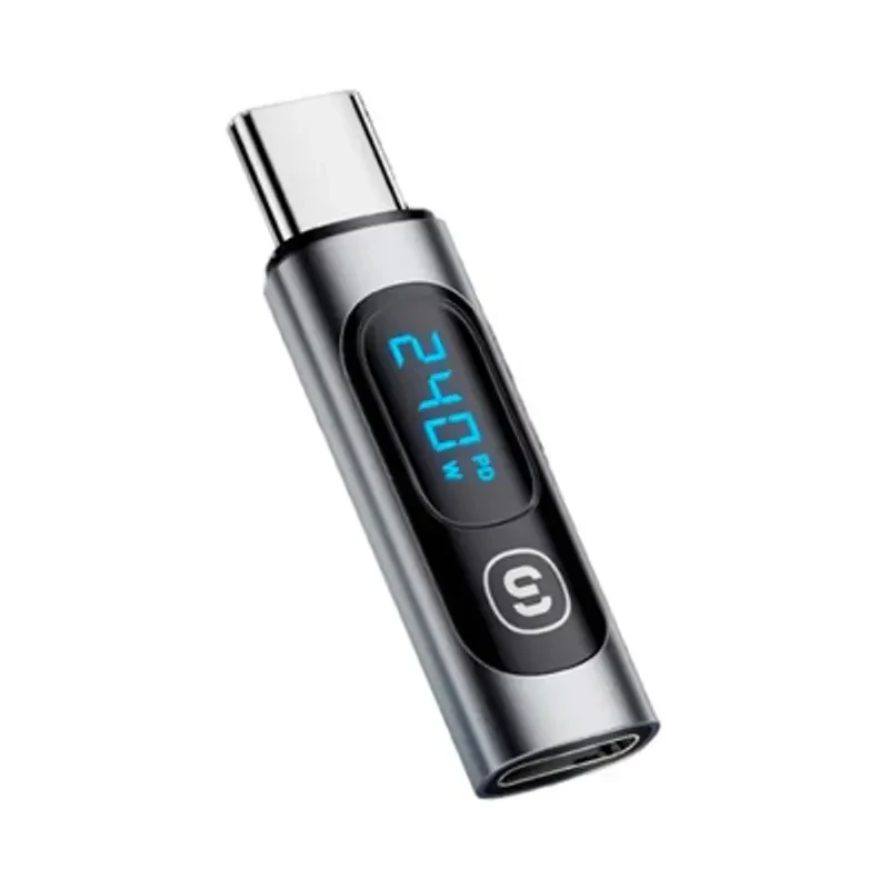 OTG USB Type-C вимірювач потужності зарядки гаджетів до 240 Ватів з дисплеєм Essager