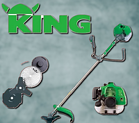 Бензокоса king bc430 4.8 kw Бензокоса мотокоса бензинова Бензокосилки ручні бензинові Бензокоса 2 тактна