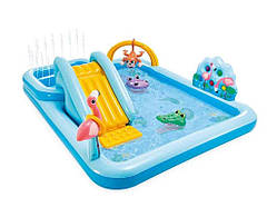 Ігровий центр Пригоди в джунглях 244х198х71см від 3 років гірка арт.57161 NP ТМ INTEX