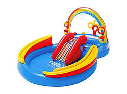 Ігровий центр Веселка 297х193х135см 428 л від 3-х років арт.57453 NP ТМ INTEX