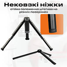 Міні штатив трипод VERON TM-210GB для телефона, камери, кільцевої лампи, фото 5