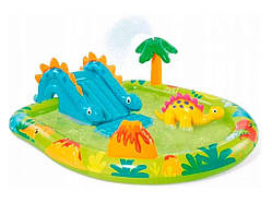 Ігровий центр Діно 191х152х58см зелений 143л до 54кг арт.57166 ТМ INTEX