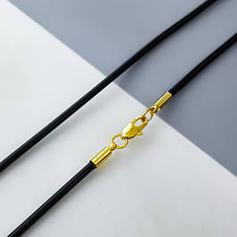 Каучукові шнурки на шию, позолота Xuping