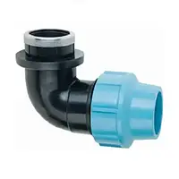SantehPlast  Кут ПНД 20х1/2" РВ затискний