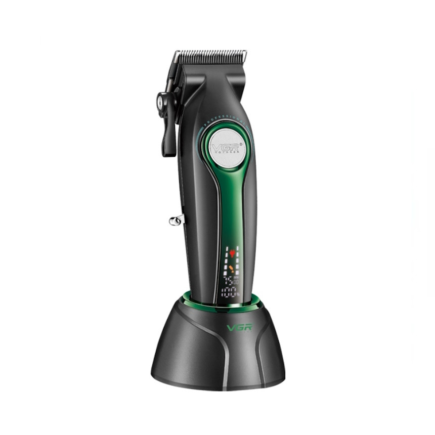 Професійна машинка для стрижки VGR Professional Green (V-010-GN), фото 1