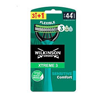 Одноразовий станок для гоління чоловічий Wilkinson Sword Xtreme 3 Sensitive 4 шт