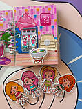 Міні альбом на липучках Toca Boca Рожевий салон краси, фото 3