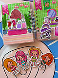 Міні альбом на липучках Toca Boca Рожевий салон краси, фото 4