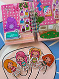 Міні альбом на липучках Toca Boca Рожевий салон краси, фото 6