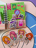 Міні альбом на липучках Toca Boca Рожевий салон краси, фото 8