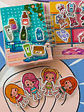 Міні альбом на липучках Toca Boca Рожевий салон краси, фото 9