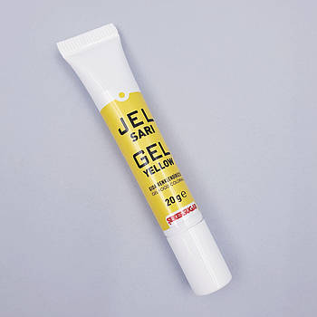 Гелевий барвник Sekersugar Yellow/Жовтий 20 г